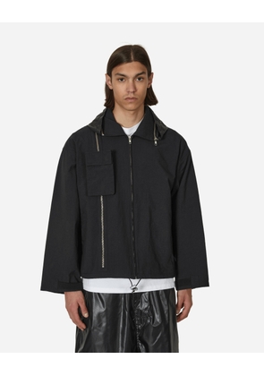 Hood Cut Moving Jacket Black