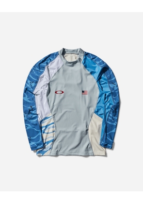 Men s Team USA Surfing Rashguard Gray Dust