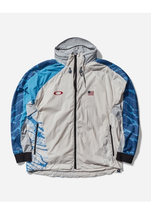 Men s Team USA Surfing Windbreaker Liquid Gray
