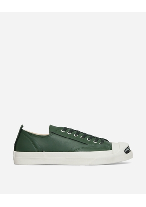 Men s Toe Logo Leather Sneakers Green