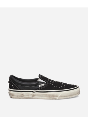 Premium Classic Slip-On Pearlized Sneakers Black