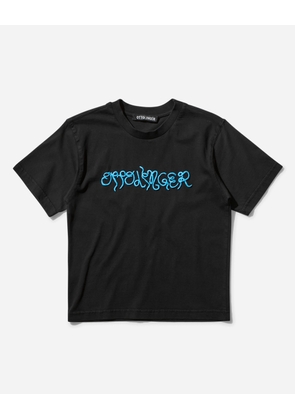 Women s Fitted Puffy Logo T-Shirt Black Wash