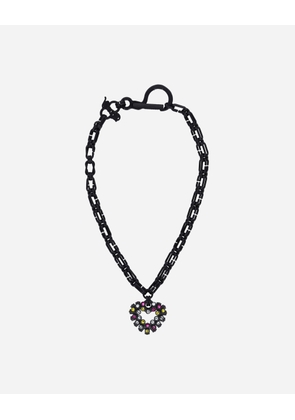 Crush Pendant Necklace Black