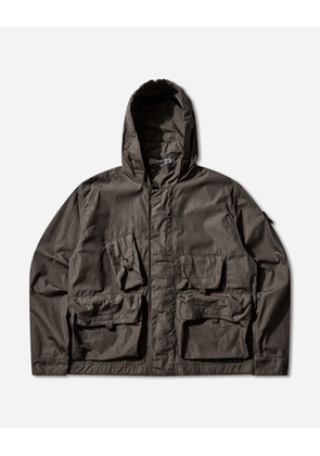 Men s Cotton Nylon Micro Ripstop Field Jacket Charcoal