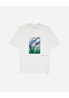 Men s Landart Print Loose Fit T-Shirt White