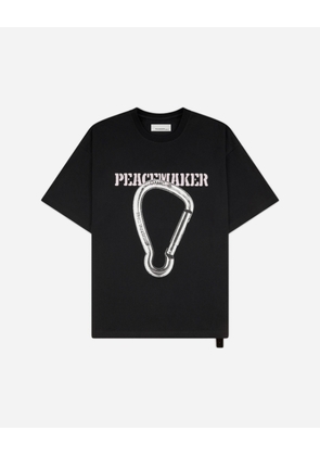 Men s Carabinier Print Loose Fit T-Shirt Black