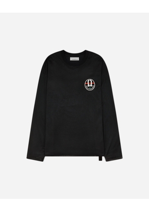 Mesh Layer Longsleeve T-Shirt Black