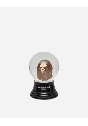 Ape Head Snow Globe Brown