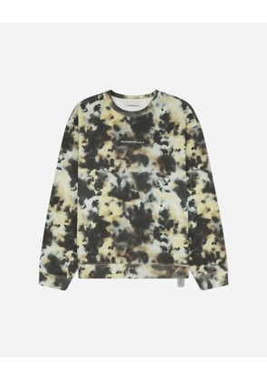 Men s Loose Fit Crewneck Sweatshirt Military Camo