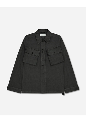 Men s Military Cargo Shirt Black