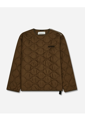 Men s Shoulder Zip Liner Beige