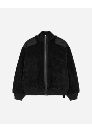 Men s Fleece Bomber Jacket Black