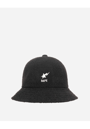 Bape Sta Pile Bucket Hat Black