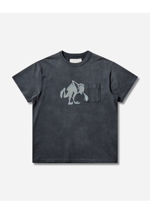 Men s Puke T-Shirt Blue