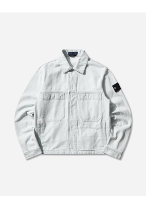 Men s Indigo Denim-Ultra Bleached Coach Jacket Blue Extra Bleach