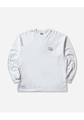 Men s Protected By Longsleeve T-Shirt White