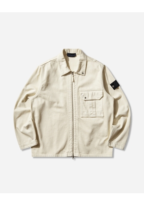 Men s Light Bull Denim-TC Overshirt Ivory