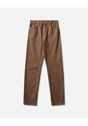 Men s Cotton Canvas Jeans Brown