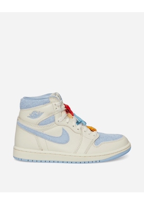 Women s Air Jordan 1 Retro High OG Sneakers Pale Ivory / Psychic Blue
