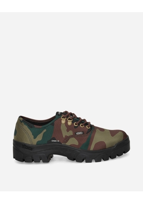 OAMC Authentic Oxford Sneakers Woodland Camo Green