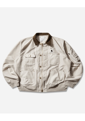Carhartt WIP Nylon Twill x Duck Blouson Ivory