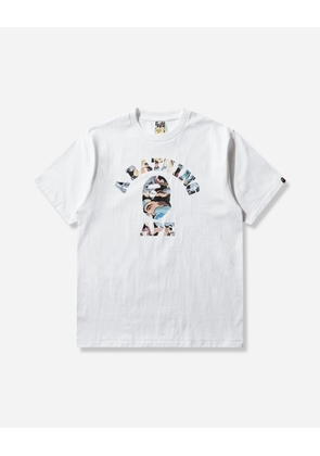 Men s Art Camo College T-Shirt White