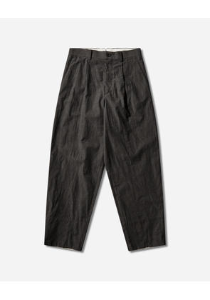 Men s Linen-Ramie Blend Cotton Pants Charcoal