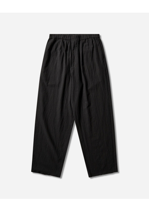Men s Linen-Ramie Blend Cotton Easy Pants Black
