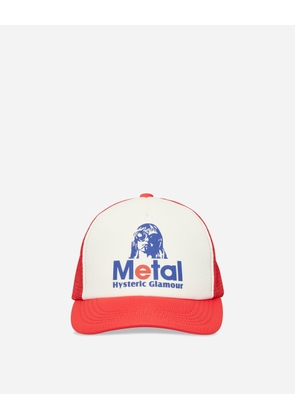 Metal Woman Mesh Cap Red
