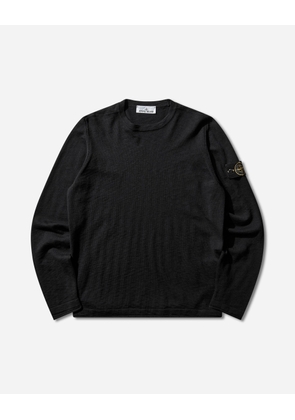 Men s Organic Cotton With Nylon Crewneck Sweater Black