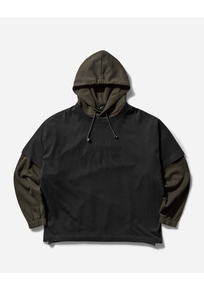 Act of Disagreement Lasered Hoodie Washed Black