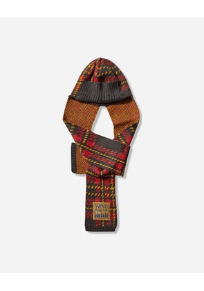 5G Wool Tartan Check Gale Cap Red