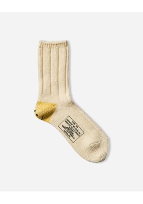 56 Yarns MA-1 Rainbowy Happy Heel Socks White