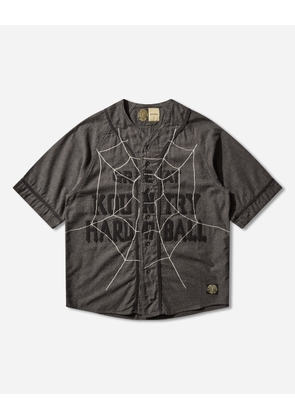 Men s Cotton Wool Great Kountry Baseball Shirt Dark Gray