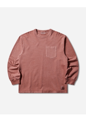 Men s Torion Pocket Longsleeve T-Shirt Marsala (Grind Washed)