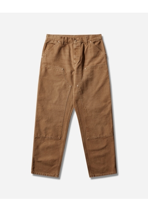Men s Double Knee Pants Hamilton Brown (Grind Washed)