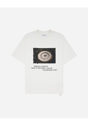 Men s Landart 03 Loose Fit T-Shirt White