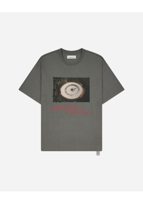 Men s Landart 03 Print Loose Fit T-Shirt Gray