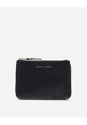 Classic Leather Zip Pouch Black