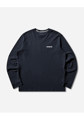 Men s P-6 Logo Responsibili Longsleeve T-Shirt New Navy