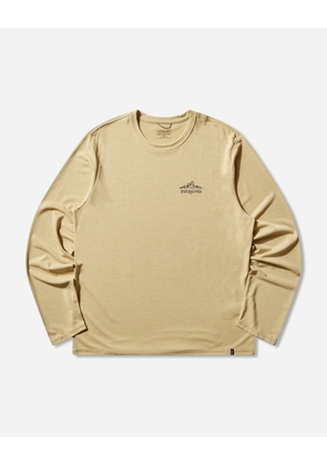 Men s Capilene Cool Daily Longsleeve Shirt Cloud Crag Limestone Yellow