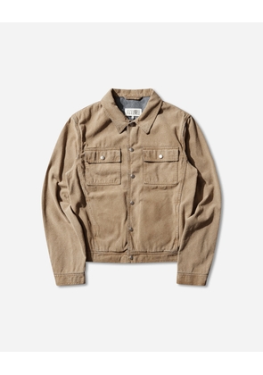 Men s Denim Trucker Jacket Sand