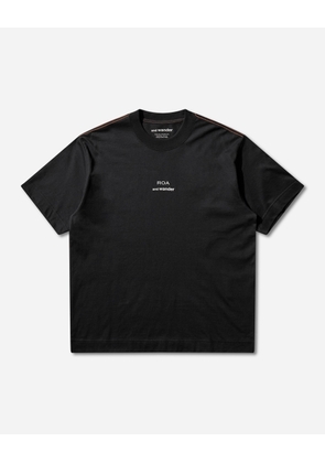And wander Logo Printed T-Shirt Black