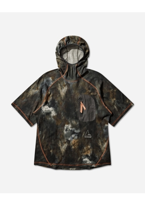 And wander Printed Hooded T-Shirt Camo