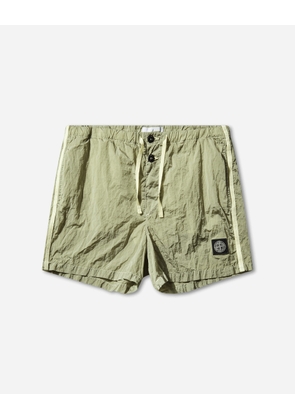 Men s Nylon Metal Swim Shorts Lemon