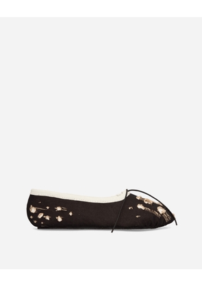 Women s No-Teeth Flats Ran Through