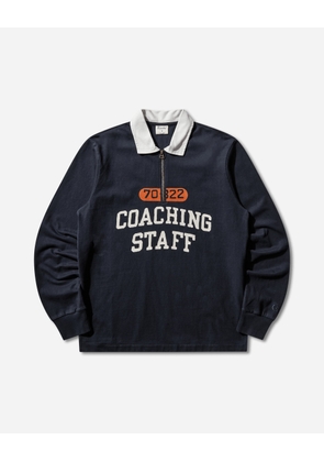 Men s Time Capsule Half Zip Polo Shirt Dark Blue