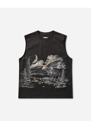 Men s Fai Sleeveless T-Shirt Washed Black