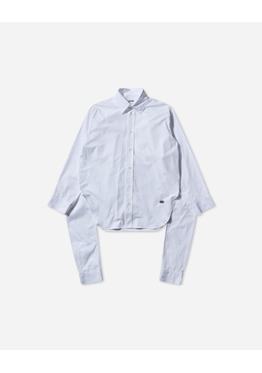 Women s Oversized Hooded Shirt White