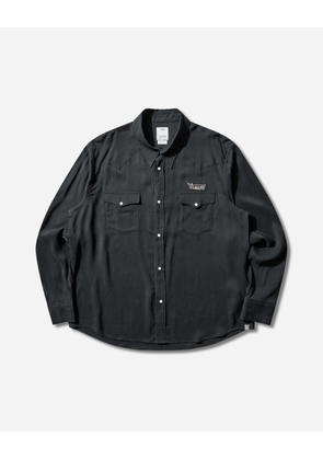 Men s Four Corners L/S Shirt Black